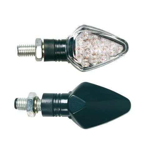 Indicatori di direzione a LED 12V mod. PENTA - NERO – foto 2 di 3