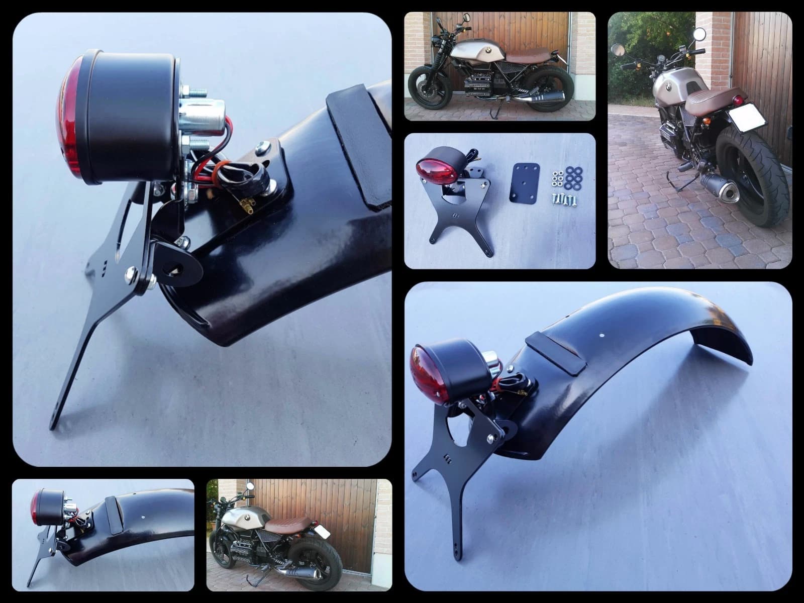 PORTATARGA REGOLABILE CAFE' RACER – foto 2 di 6