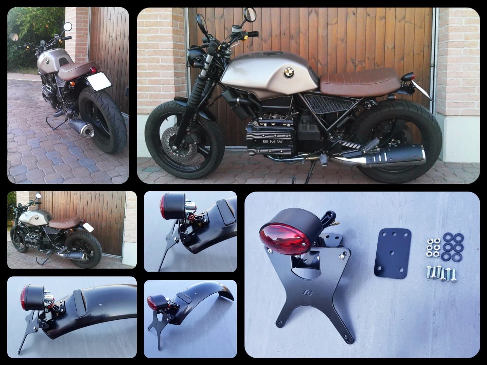 PORTATARGA REGOLABILE CAFE' RACER