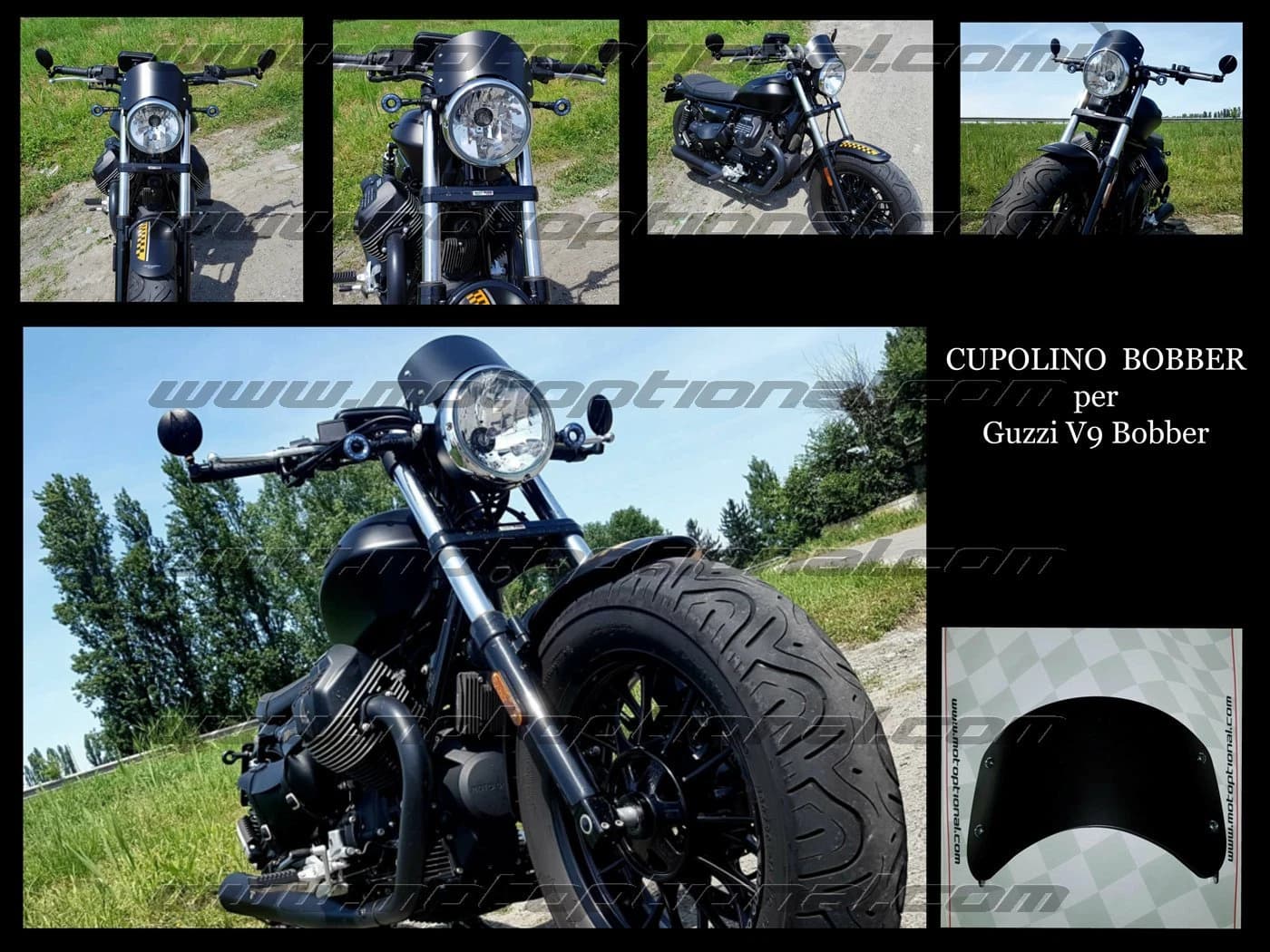 Cupolino "BOBBER" per Guzzi V9 BOBBER - Cafè Racer