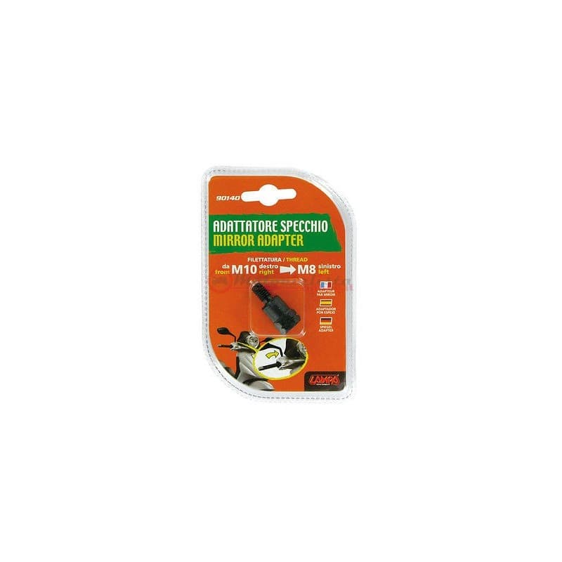 Adattatore per specchi moto - Filetto M10 destro a M8 sinistro