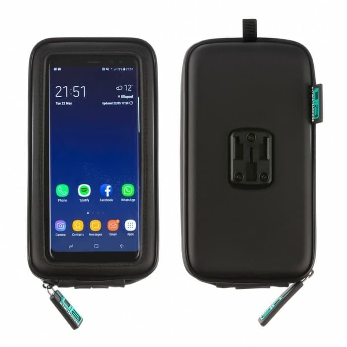 CUSTODIA MORBIDA IMPERMEABILE PER SMARTPHONE + SGANCIO RAPIDO