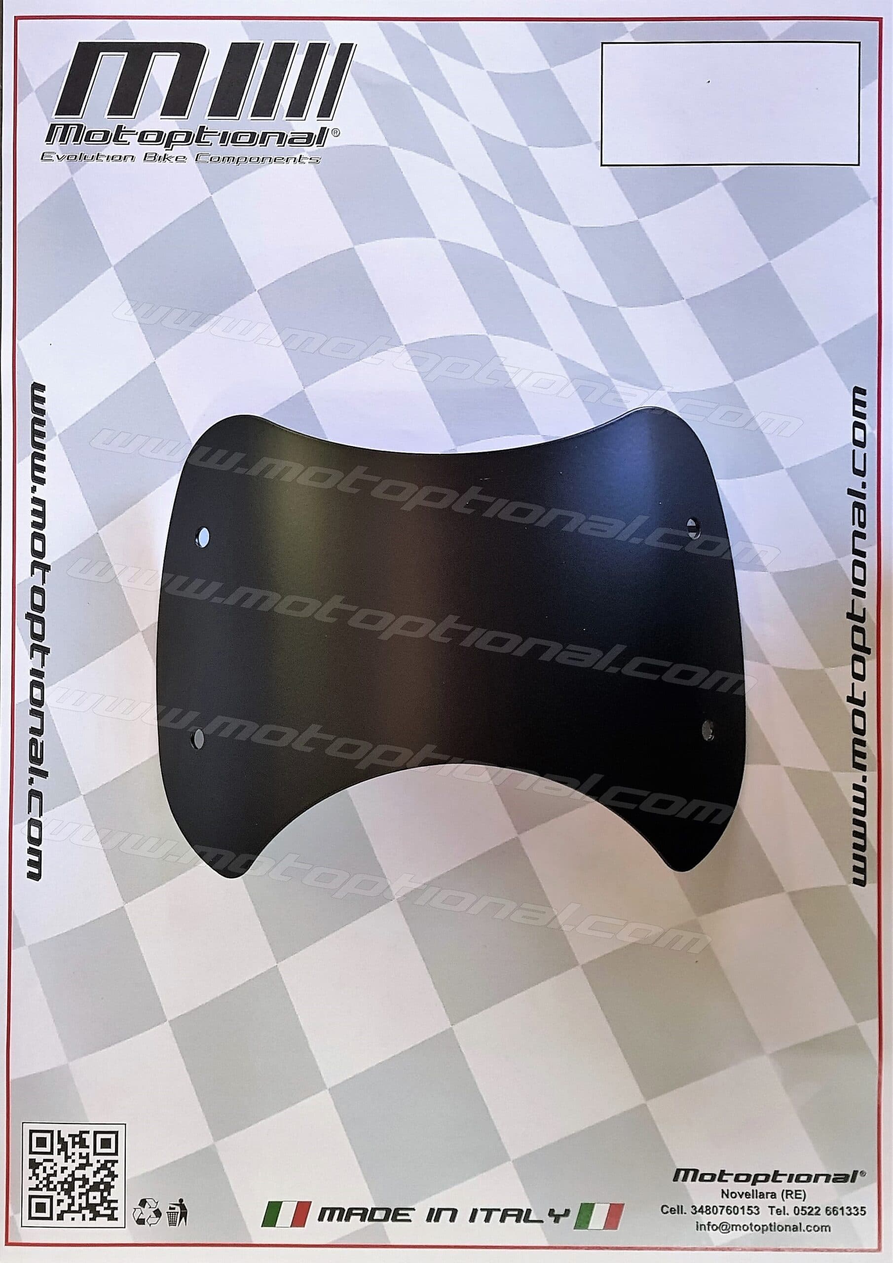 Cupolino "CAFE RACER" per tutte le moto con faro tondo diametro 150/170 mm – foto 1 di 2