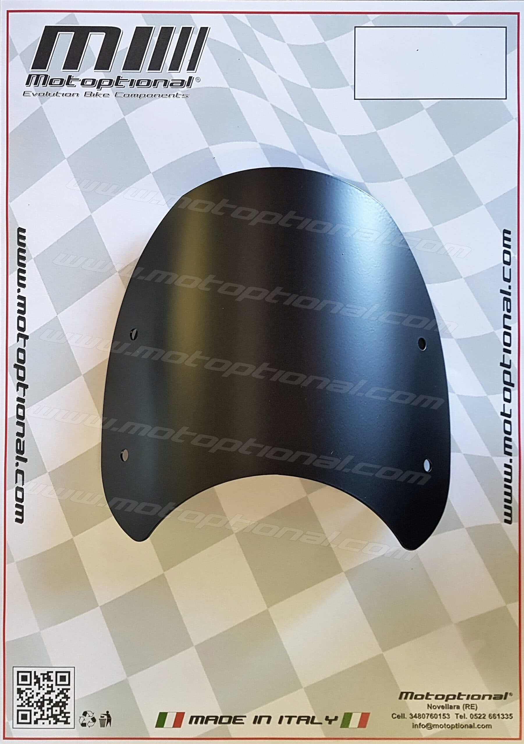 Cupolino "LIGHT AIR ALTO" per tutte le moto faro tondo diametro 150/170 mm