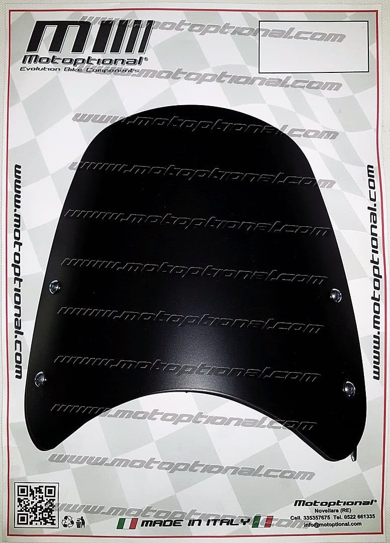 Cupolino "LIGHT AIR ALTO" per tutte le moto faro tondo diametro 190/210 mm