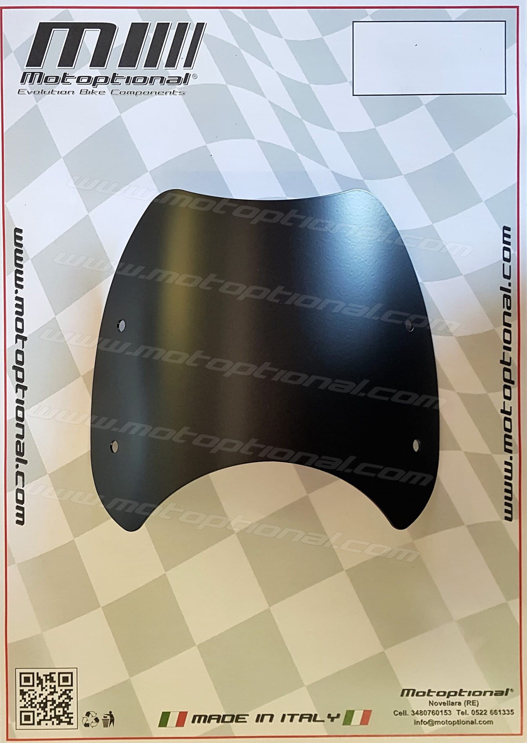 Cupolino "LIGHT AIR BASSO" per tutte le moto faro tondo diametro 150/170 mm