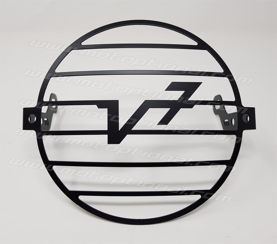 Griglia Faro moto Logo V7 per Guzzi V7 III 2016-2019 - Cafè Racer/Cafe Racer