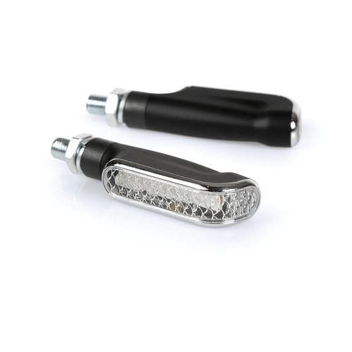 Indicatori di direzione Posteriori multi-LED 12V mod. POWER VIEW NERO