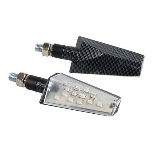 Indicatori di direzione a LED 12V mod. DUKE CARBON