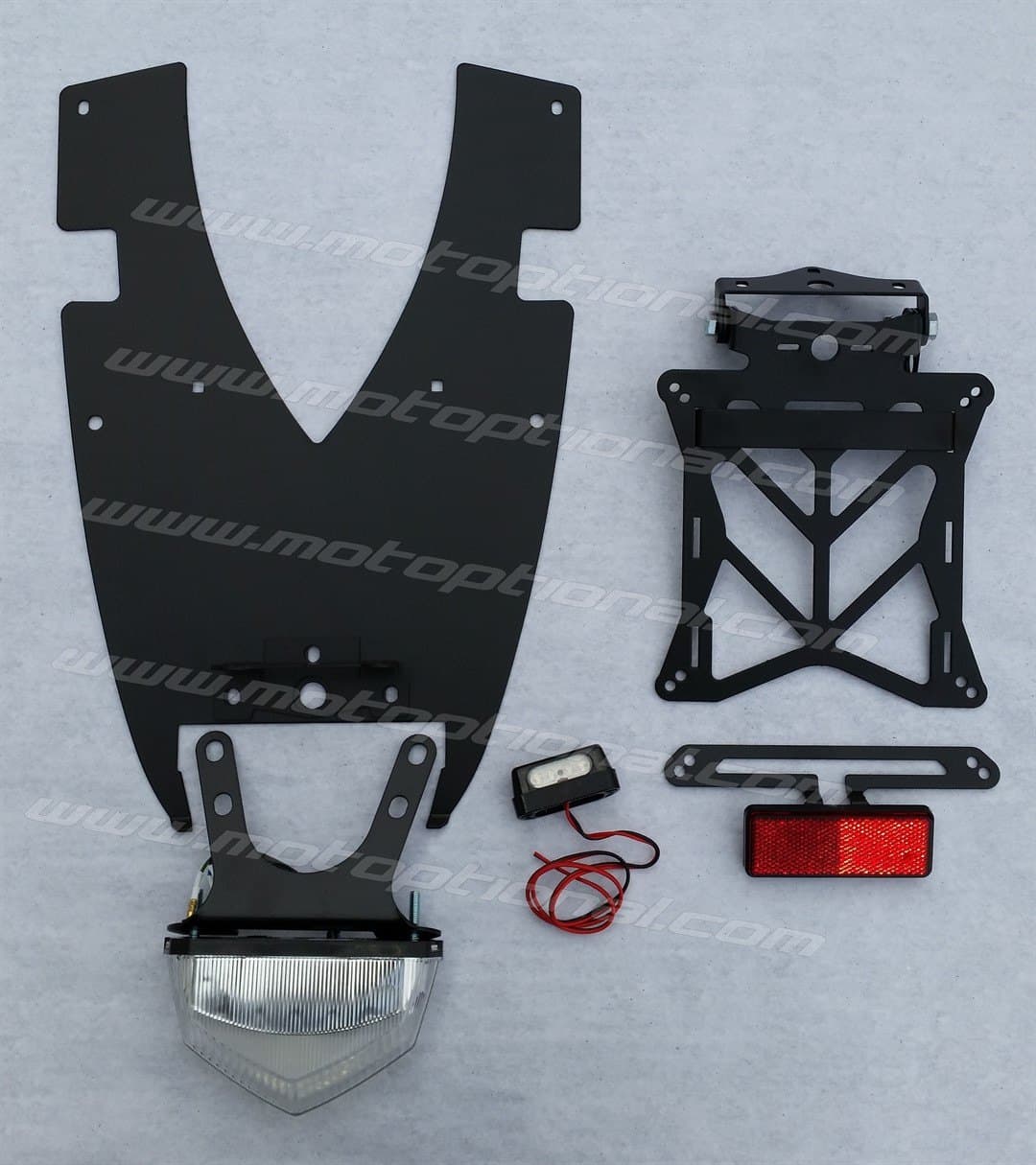 Kit Portatarga COMPLETO per Triumph Speed Triple 2005-2007