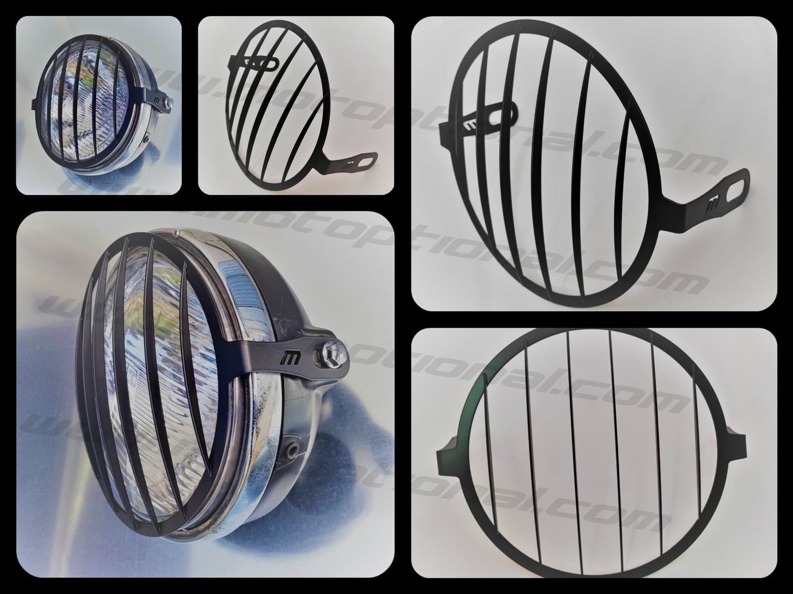 Griglia Faro WOLVERINE faro tondo Ø190/200 - Cafè Racer/Cafe Racer