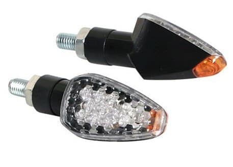 Indicatori di direzione a LED 12V mod.TUAREG - NERO