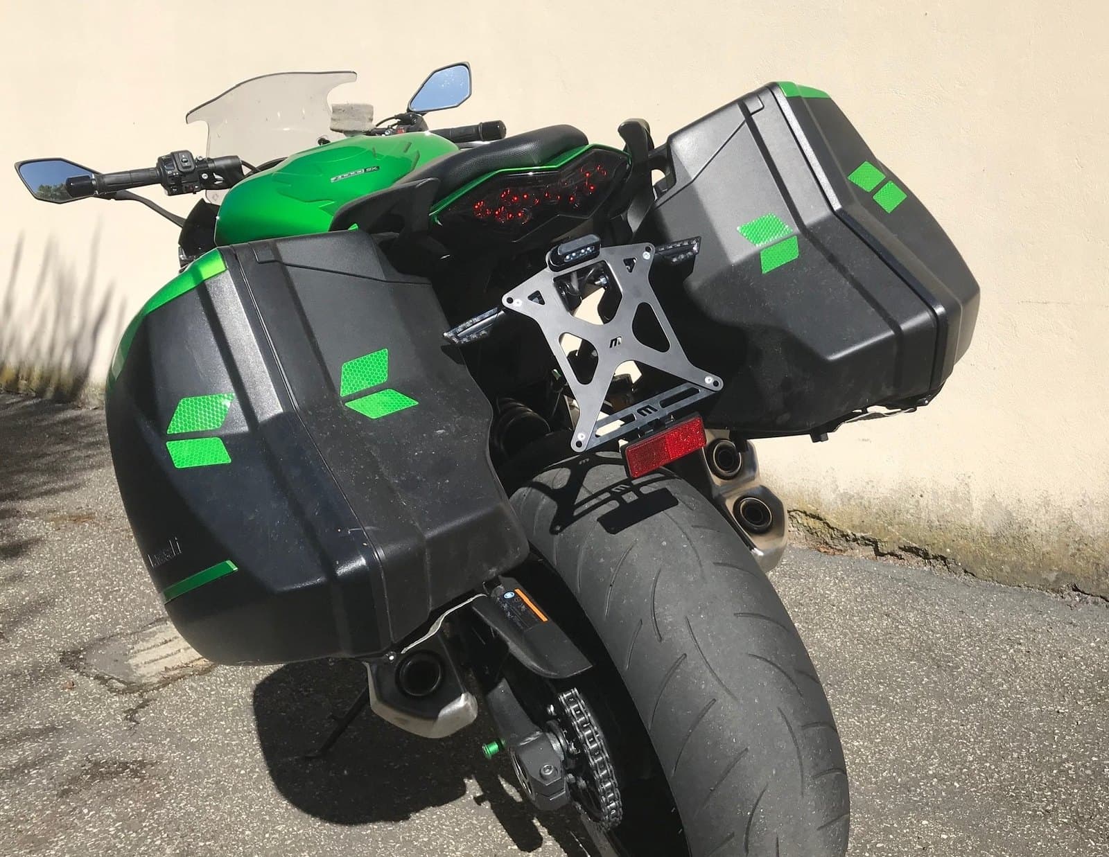 Portatarga Regolabile Kawasaki Z1000SX 2017-2020 e Ninja 1000SX 2020-2023