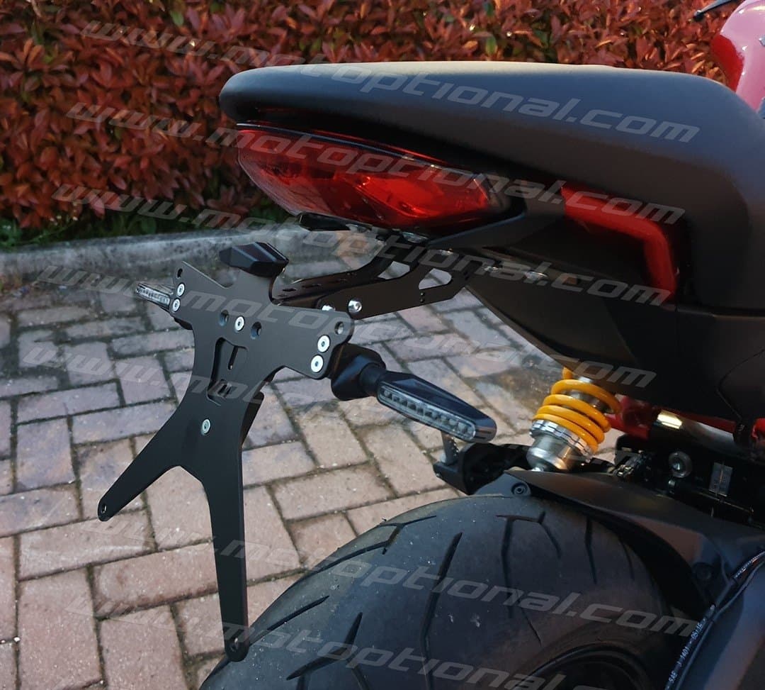 Portatarga Regolabile Ducati Monster 797 821 2018-19 1200 2017-19 Supersport
