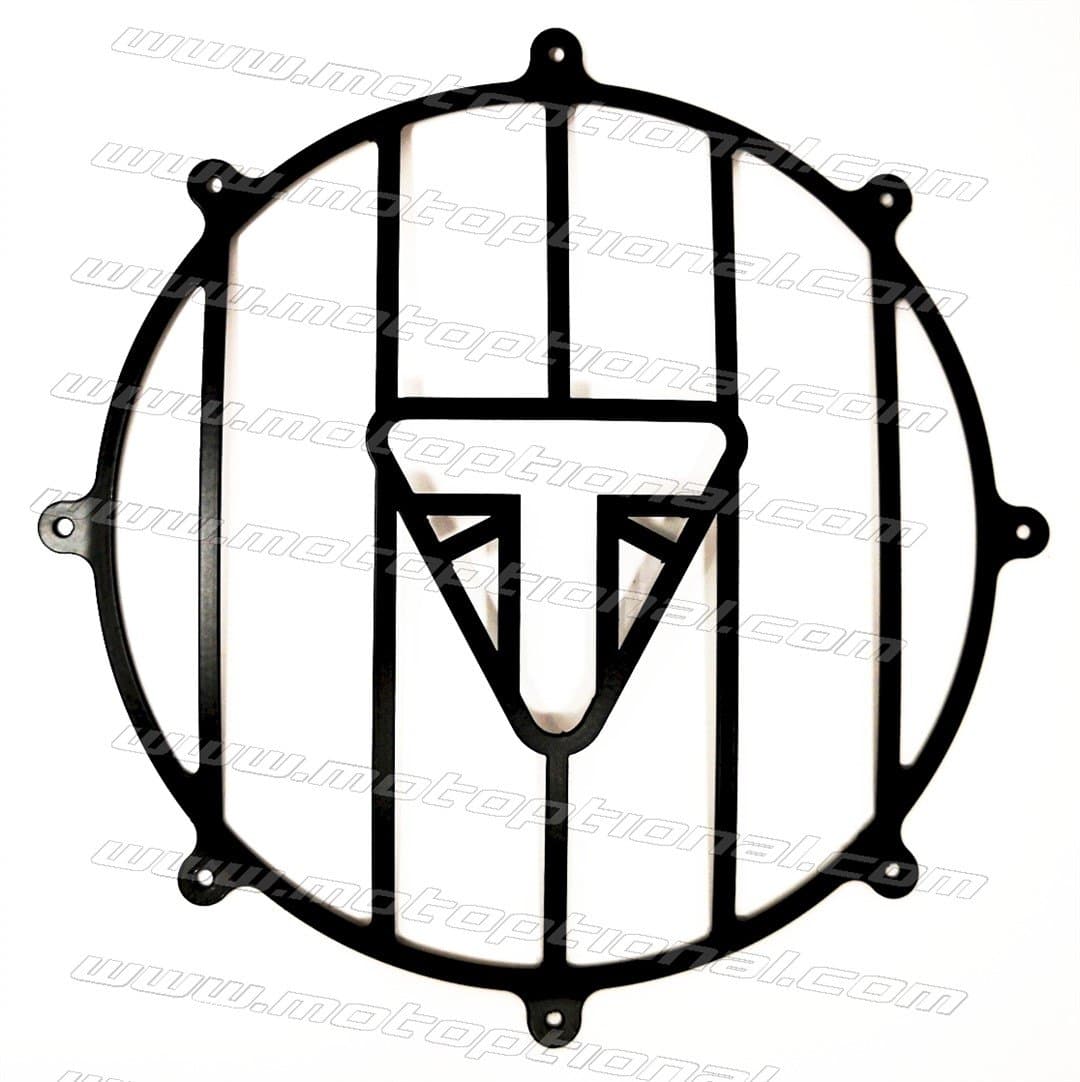 Solo parte centrale Griglia Faro Componibile Logo TRIUMPH faro tondo Ø200 mm
