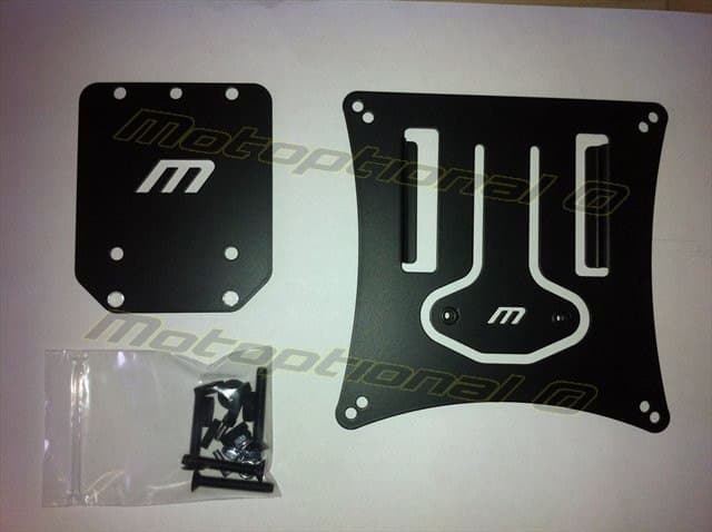 Portatarga per moto Enduro Universale Estraibile