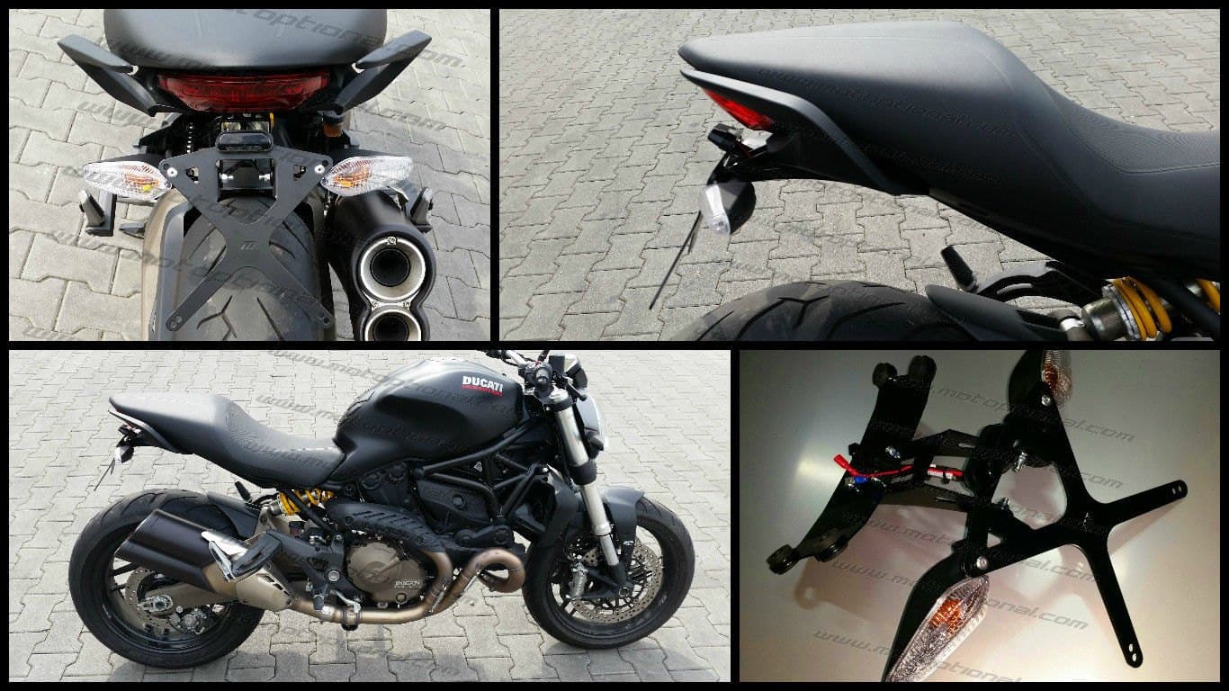 Portatarga Regolabile Ducati Monster 821-1200
