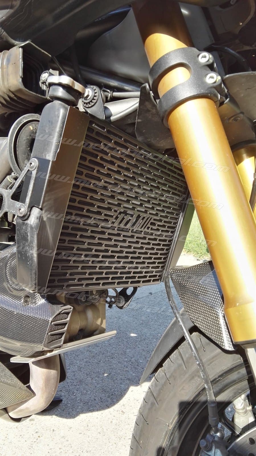 Griglia Radiatore Acqua Ducati Multistrada 1200 10-14 Nera